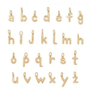 Roxanne Assoulin The Puffy Initial Charms b/c/d/e/f/h *Charms Only*